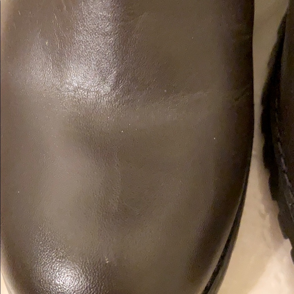 New MICHAEL Kors Leather & Stretch Tall Boots 7.5 - Picture 11 of 15